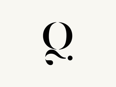 Question mark brand branding design letter logo marque q questionmark symbol