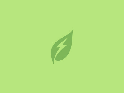 Clean Energy clean energy environment green identity leaf lightening logo logomark logos marque sustainability sustainable