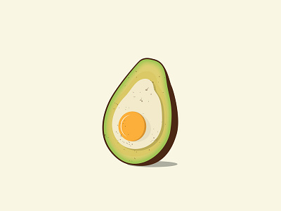 Avocado illustration vector