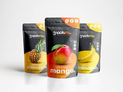 Dehydrated Fruit Packaging design package
