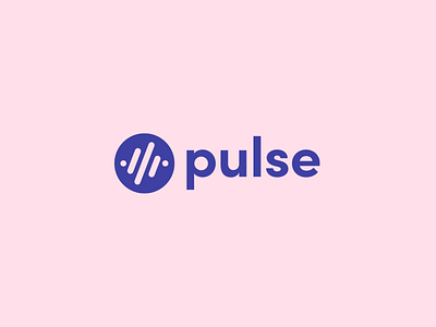 Pulse Logo brand logo logo design pink