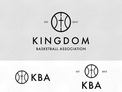KBA Logo Lockup basketball logo christian logo christian team logo cross kingdom ministry ministry logo team team logo yfc youth for christ