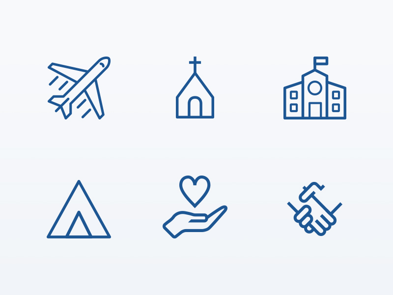 Church & Ministry Icons by Seth Richardson on Dribbble