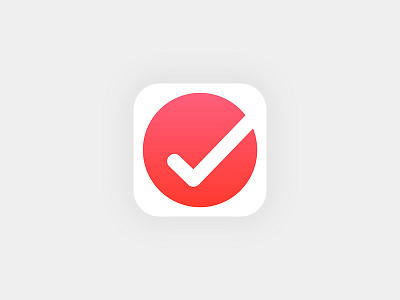Todo App Icon 005 app design app icon collect ui daily ui invision studio ios ios 11 iphone 8 list app todo app ui
