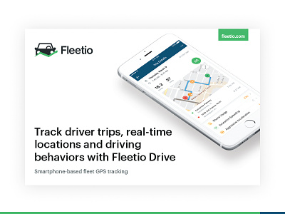 Fleetio Drive Booklet app booklet brochure drive fleetio fleetio drive gps tracking iphone pdf print print design saas