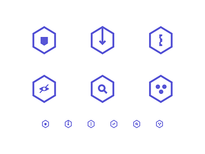 Simple Hex Icons