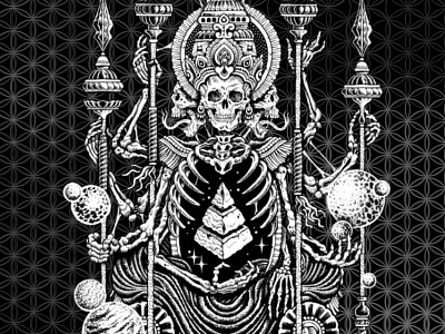 Cosmic Gods III god meditation mystic skull space
