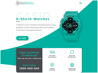 G_Shock Watch banner banner design branding graphic design watch banner