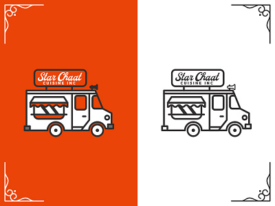 Star Chaat Logo Design chaat chaat masala food truck roadside street food