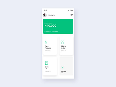 Budget App_White design dribbble ui ui design ui designer uidesign uidesigner uiux ux