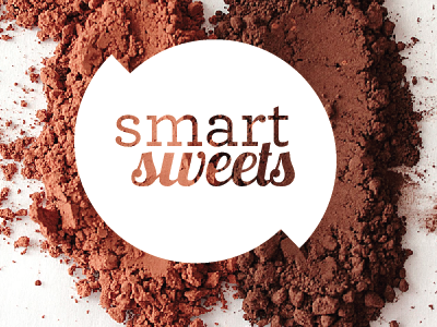 Smart Sweets Logo cacao cocoa food logo raw smart smart sweets sweets vegan