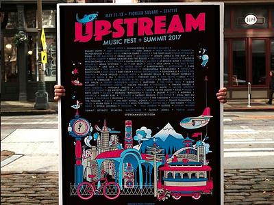 Upstream Music Festival Poster