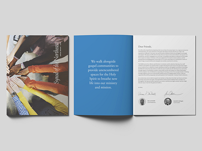 Annual report annual report booklet design mockup print report synod