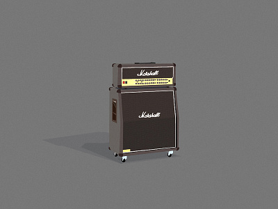 Marshall abstract amplifier box icon illustration marshall vector verstärker