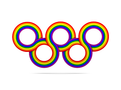 Promote Gay Rights! Sochi 2014 artill games graphic illustration logo olympic rings russia sochi