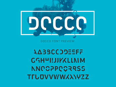 Docco Font Preview editorial experiment font free glyphs headline new sans style typo