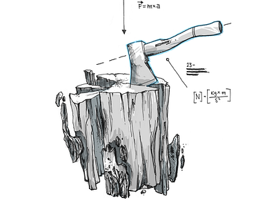 Nature Sketch illustration inktober sketch