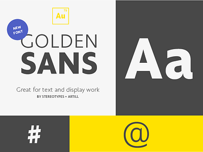 Golden Sans (Free) Font artill digital download font free golden golden sans myfonts sans web