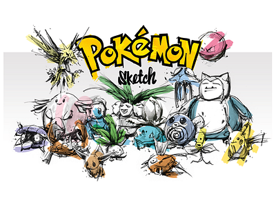 Pokémon - Gotta Sketch 'Em All character fanart illustration pokemon pokemon go