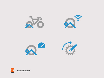 Zwift App - Icons app concept icons interface sport ui ux zwift