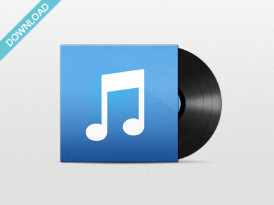 iTunes 11 - Vinyl Icon