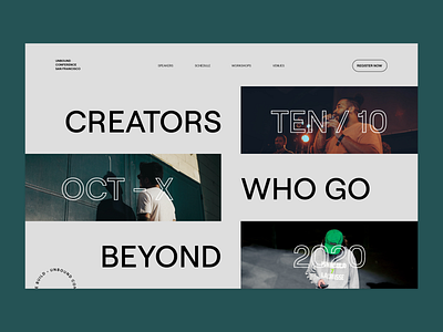 Unbound Conference - Landing Page