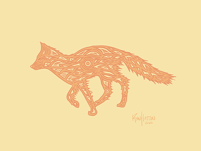 Fox Spirit animal branding fox illustration fox logo illustration logo nature nature illustration procreate art wanderlust web art web illustration website design