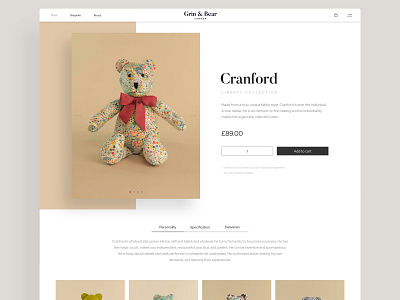Grin & Bear London: Product Page