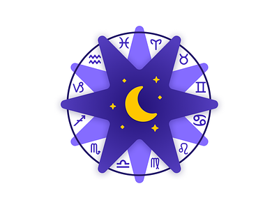 Horoscope-icon-v2 app design icon illustration logo vector