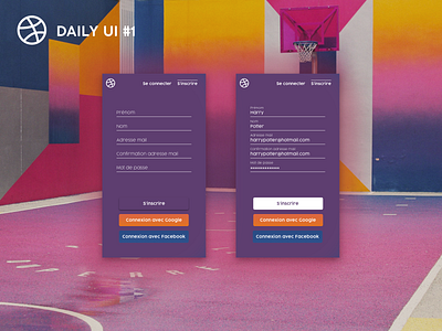 Daily UI #1 Sign Up Page