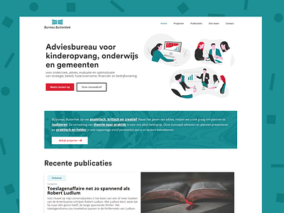 Consultancy firm homepage branding consultancy flat design header hero homepage illustration illustrations ux vector web web design