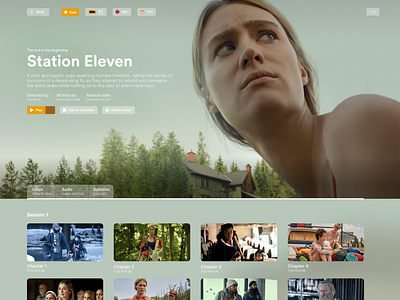 Plex redesign | Media details page 2 details info movie netflix platform plex series statio eleven streaming