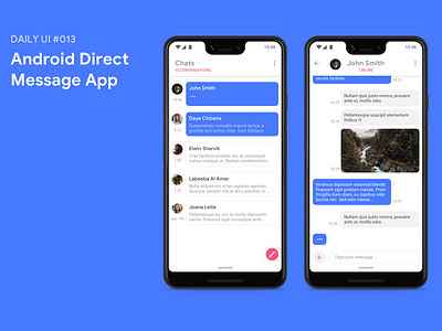 Daily UI #013 - Direct Messaging