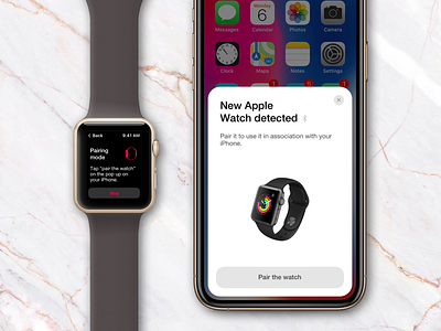 Daily UI #016 - Pop Up / Overlay apple apple watch daily 100 daily ui daily ui 16 design dribbble iphone xs overlay pair pairing pop up sketch ui ui design user inteface ux ux design vector