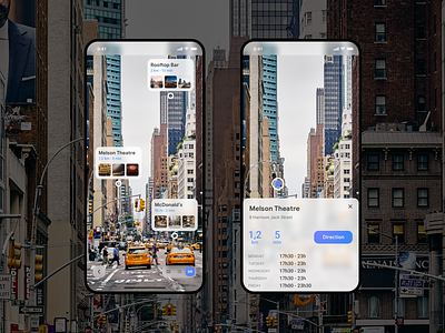 Google Maps - Ar Mode apple ar ar mode augmented reality concept app daily ui design dribbble google google maps iphone xs sketch ui ui design user interface ux design vector