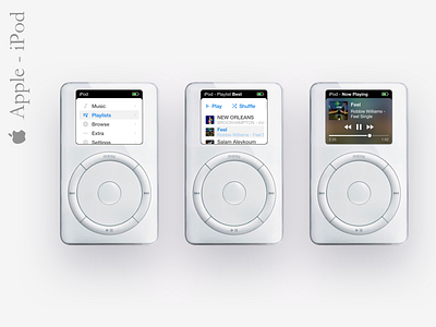 iPod Classic 1G - UI Concept