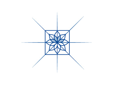 Szkoła Jogi Adama Ślęczka - grid flower grid logo lotus mandala meditation school yoga