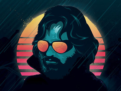 The Thing 80s caprenter illustration kurt new poster retro russell thing wave