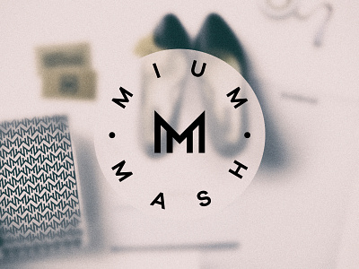 MiumMash accessories circle handcrafted leather logo m mash mium monogram round shoes