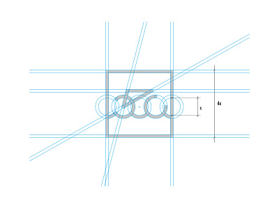 Port Rowerowy Grid bicycle bike construction design grid harbor lines logo sign water