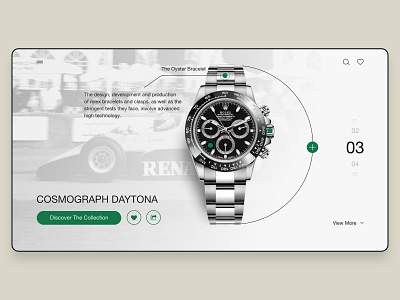 Watch Web Design app app design appdesign appdesigner black bold branding car design green kuwait luxury men rolex watch watches web web design webdesign webdesigner