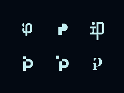 iP branding logo monogram