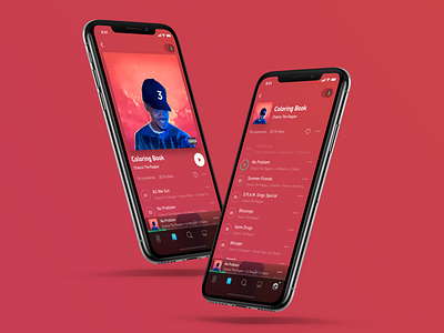 Music Player — Album app music music app player player ui ui ux