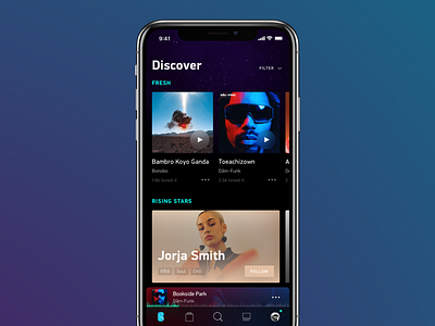 Music Player — Discover