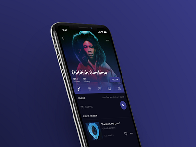 Music Player — Artist Page