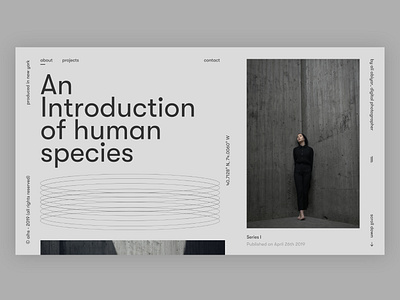 An introduction of human species (design dump)