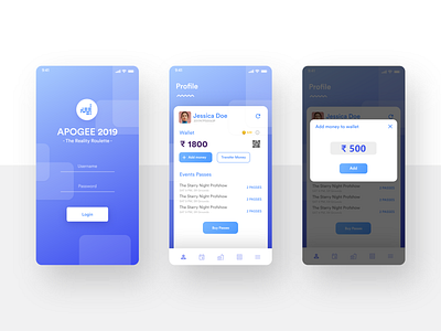 College Fest App Design agency app college concept crypto design fest finance finance app fintech food ui ui design ux uxdesign wallet wallets