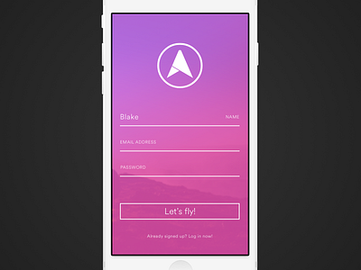 iOS Sign Up Form 001 app dailyui dailyui001 form ios register sign up