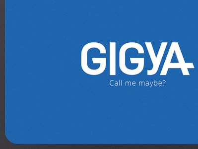 GIGYA Business Card Design Concept
