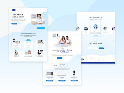 Aircondition Website UI